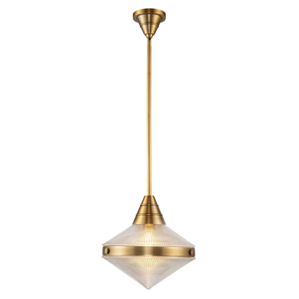 Wisząca lampa vintage Willard QN-WILLARD-P-VBS-PG mosiądz