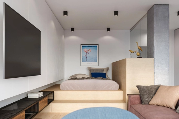 LAMPA sufitowa SL.0697 metalowa OPRAWA spot natynkowy tuba downlight czarny