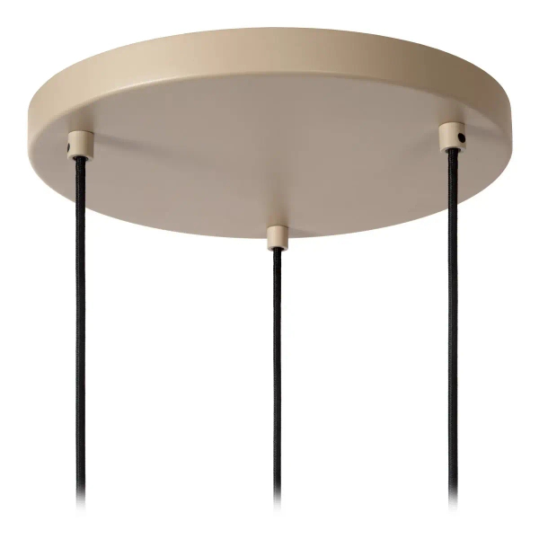 Wisząca potrójna lampa Lambres 45410/13/41 Lucide nad wyspę szara
