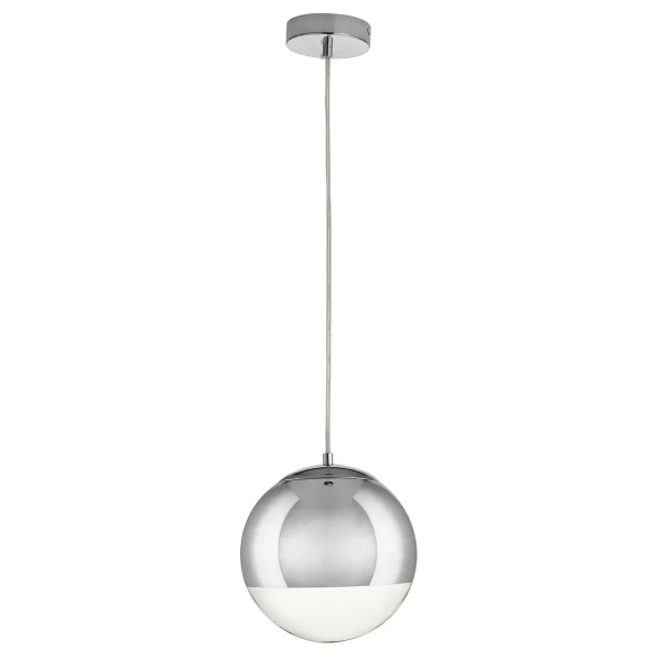 Lampa wisząca szklana kula Flash MP1238-200 chrome Step do jadalni chrom