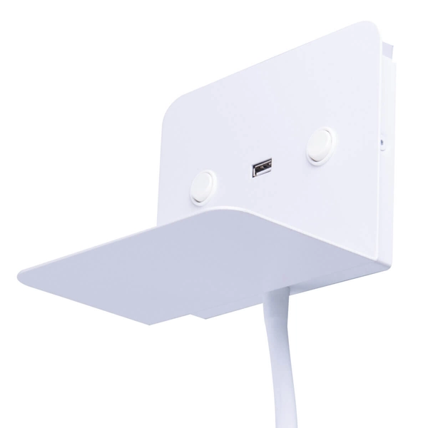 Ścienny kinkiet VERA AZ4417 Azzardo LED 9W 3000K regulowany biały