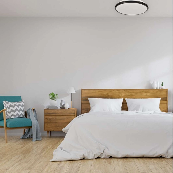 Plafon LAMPA sufitowa TERMA ML6404 Milagro metalowa OPRAWA okrągła LED 28W 4000K do łazienki IP44 czarna