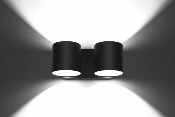 Kinkiet LAMPA ścienna SL.0660 metalowa OPRAWA tuby czarne