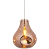 Zwisowa lampa L&-199790 Light& do salonu szklana miedziana