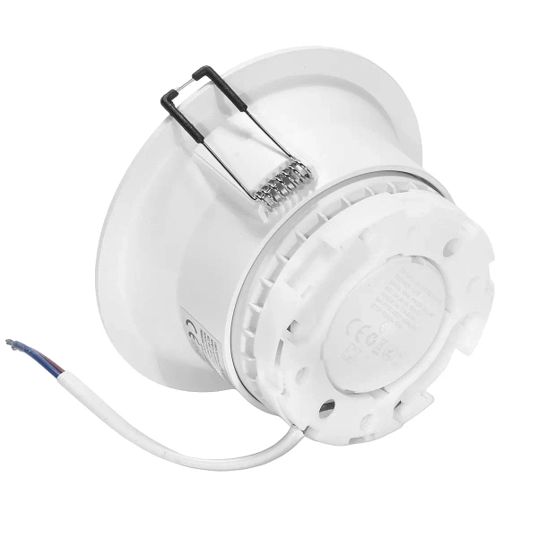 Sufitowy wpuszczany downlight Riga 1642 okrągły metalowy biały