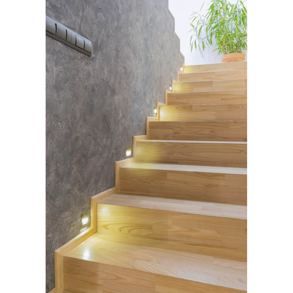 Oprawa schodowa Salsa MH-SAL-M-H-1-PL-00-01 LED 0,8W 3000K IP66 mosiądz
