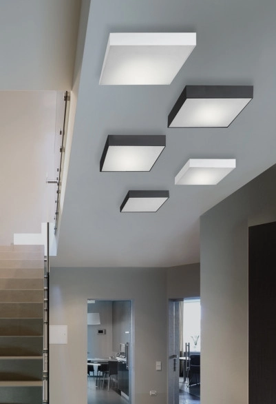 Kwadratowa lampa sufitowa Monza AZ2272 LED 20W do jadalni biała