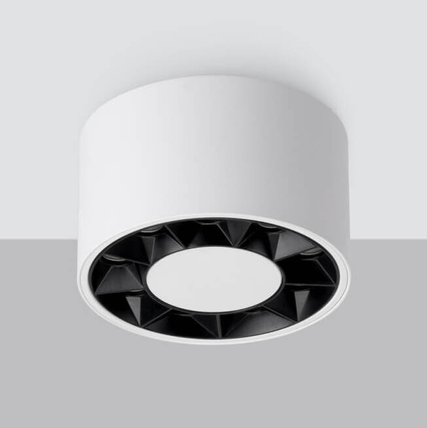 Okrągły plafon DIO SL.1254 Sollux LED 10W 4000K nad stół biały