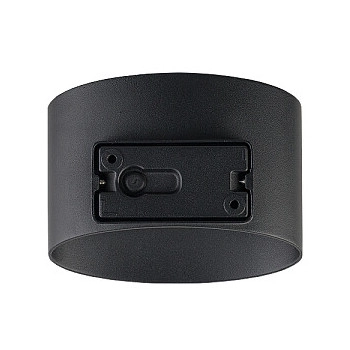 Loftowa LAMPA ścienna ELLIPSES LED 8182 Nowodvorski okrągła OPRAWA metalowa LED 10W 3000K kinkiet łazienkowy IP54 czarny