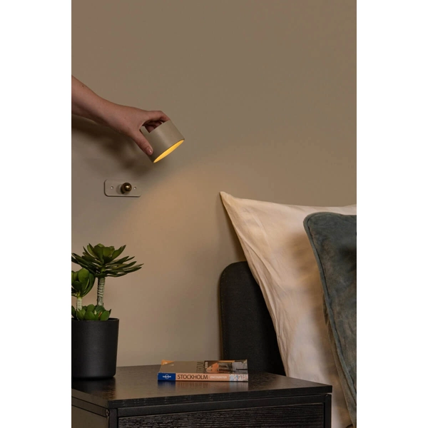 Nocna lampka do salonu JOLAN 46619/03/41 metalowa brązowa