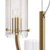 Lampa wisząca potrójna Arco MOD223PL-03BS zwis do sypialni mosiądz
