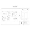 Kwadratowa lampa elewacyjna Cell O452WL-01GF Maytoni IP65 grafitowy
