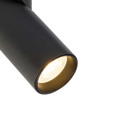 Punktowa lampa India 7860 sufitowy reflektorek czarny do sypialni