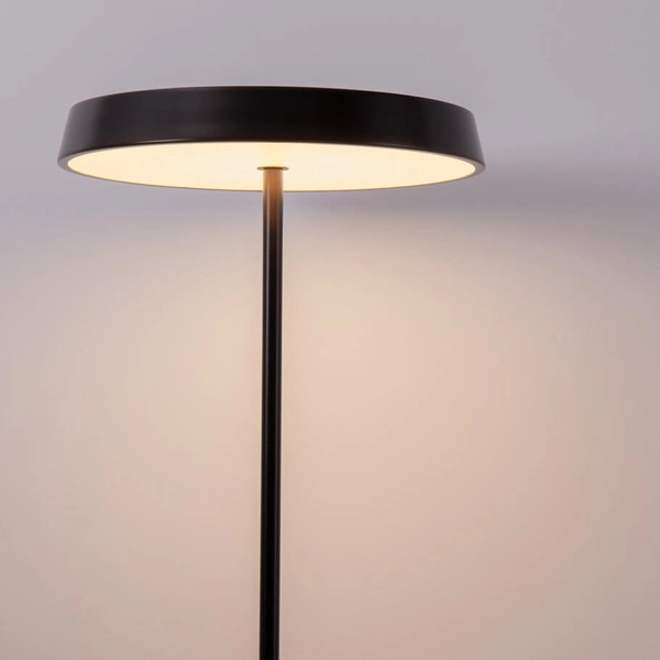 Podłogowa lampa do sypialni CORUNA LE44431 LED 33W 3000K plate czarna