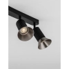 Potrójna lampa sufitowa MARENZO LE45609 z regulacją czarna brązowa