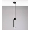 Modernistyczna lampa wisząca Barre LE43550 LED 11W 3000K czarna
