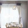 Modernistyczna LAMPA wisząca PHILANA 6495 ażurowa ZWIS kula ball złoty przezroczysty OUTLET