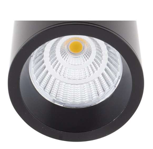 Zestaw spot Long C0154 + RC0153/C0154 GOLD Maxlight LED 7W 3000K czarny pierścień złoty
