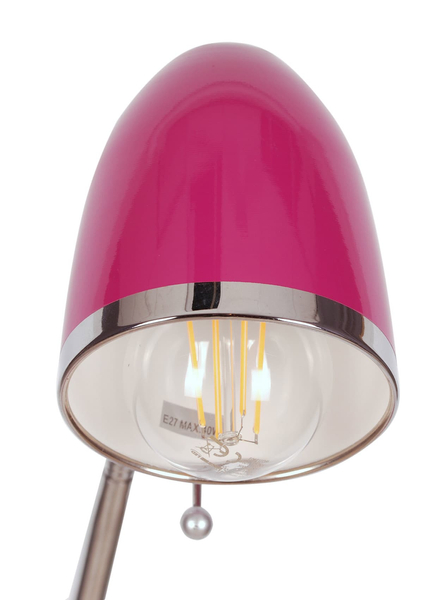Różowa lampa podłogowa Kajtek K-MT-201 do pokoju dziecięcego