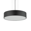 Lampa wisząca do jadalni Kengo 5232 okrągła tuba czarna