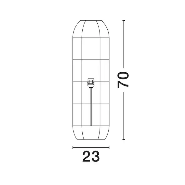 Naturalna lampa stojąca SIVORLA LE45380 do salonu drewniana