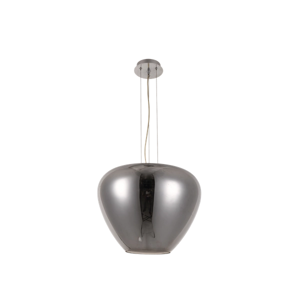 Przydymiona lampa wisząca Baloro do sypialni nad łóżko
