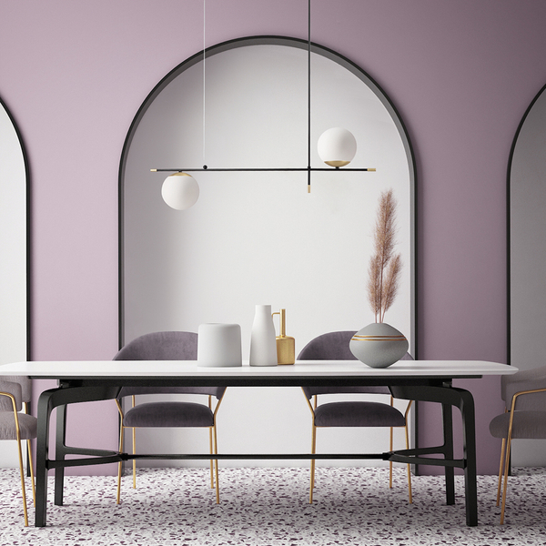 LAMPA wisząca NOSTALGIA MOD048PL-02G Maytoni szklana OPRAWA modernistyczny plafon kule balls białe czarne