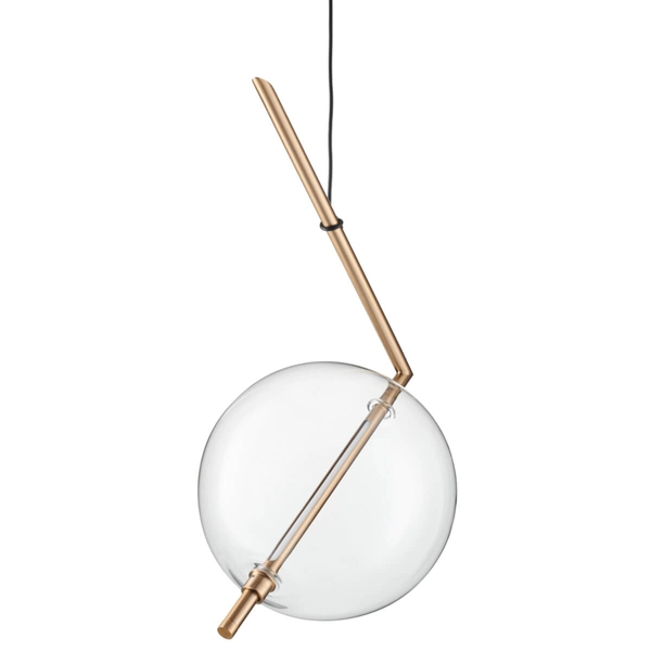 Wisząca lampa ball Amore ST-8869P-1 Step LED 12W 3000K designerska złota