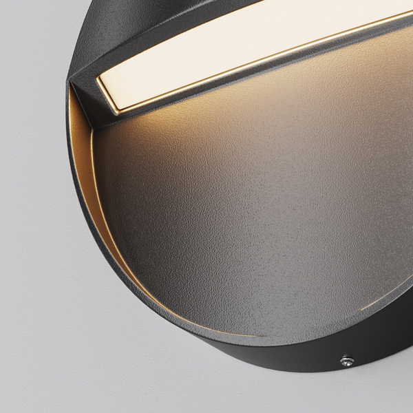 Przyschodowa lampa ścienna Mane O046SL-L3B3K LED 3W 3000K IP54 czarna