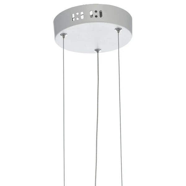 Ledowa wisząca lampa Alonsa ALO012 LED 16W 3000K ringi biały