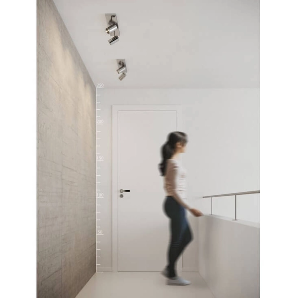 Salonowa lampa sufitowa Noemie tuby z regulacją chrom