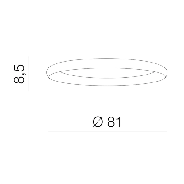 Sufitowa lampa plafon Antonio AZ5076 LED 80W złota