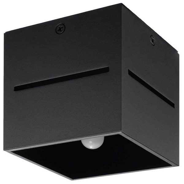 LAMPA sufitowa SL.0207 metalowa OPRAWA kostka cube czarna