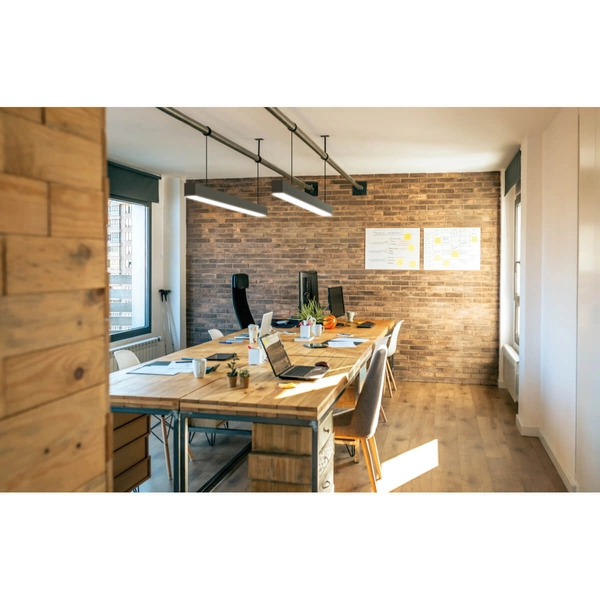 Lampa zwisowa prostokąt Lupinus 5115006203-1 Elkim LED 28W 4000K liniowa