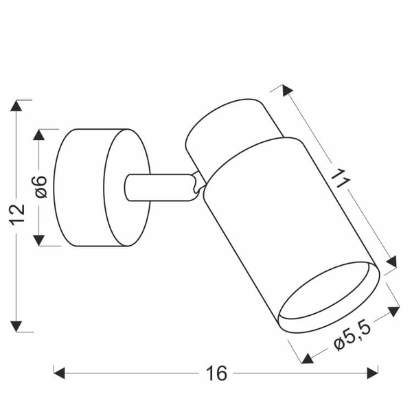 Lampa przyścienna regulowana Claro 91-27702 biała drewniana