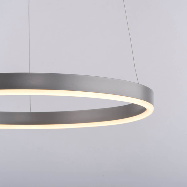 Lampa zawieszana RITUS 15393-95 Just Light LED 23,5W 3000K okrąg srebrna