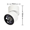 Sufitowa lampa Brema LP-2626/1RM WH movable LED 10W 3000-6000K biały czarny