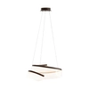Lampa wisząca Rustin PND-58728-45W-3K Italux LED 45W 3000K kawowy przezroczysty