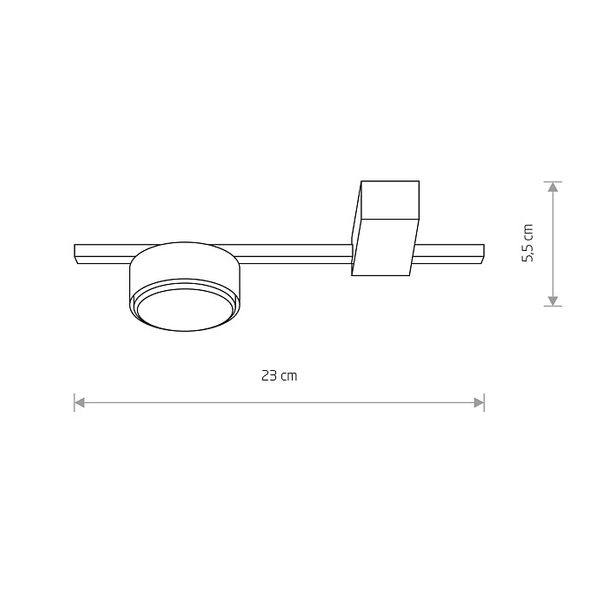 Plafoniera LAMPA sufitowa PILLS 8266 Nowodvorski metalowa OPRAWA loftowy plafon czarny