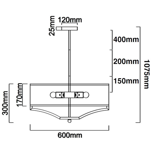 Wisząca lampa z abażurem Gerdo okrągły zwis biało złoty
