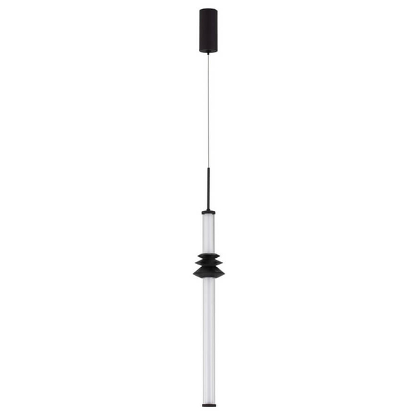 Zwisowa lampa tuba URUBICHA LE44688 LED 7W 3000K podłużna czarna