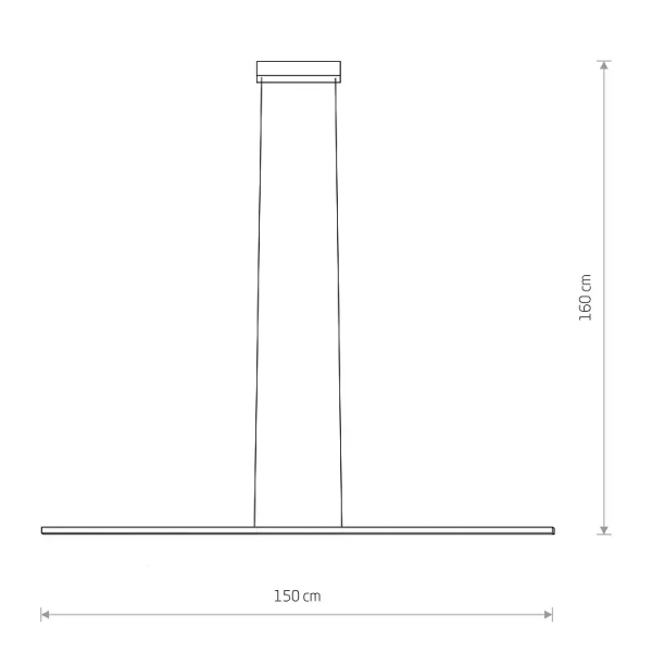 Lampa wisząca nad stół BAR 11581 LED 32W 3000K listwa biała