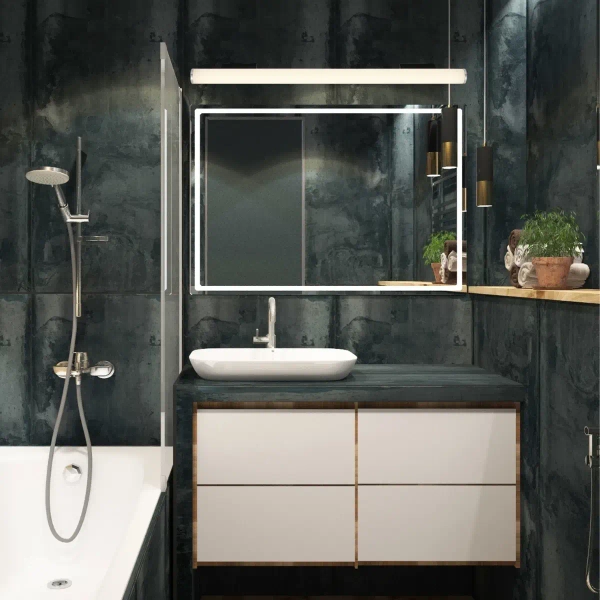 Minimalistyczny kinkiet Da Vinci KL1M-MIR LED 30W 4000K