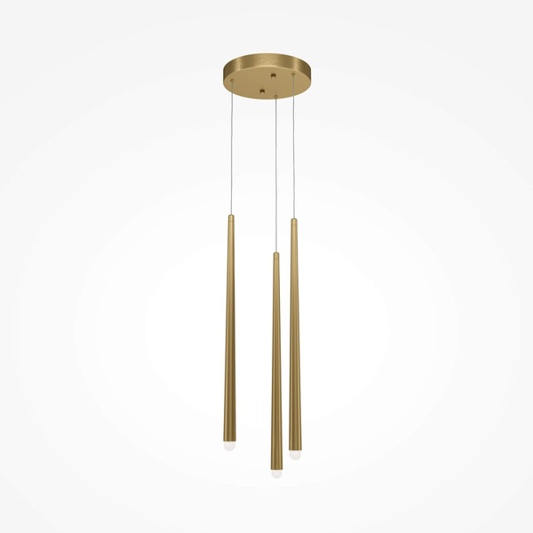 Wisząca lampa Cascade MOD132PL-L36BSK1 LED 19W 4000K potrójna mosiądz
