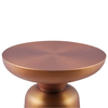 Kompaktowy stolik kawowy TOTEM DP-FB02 copper Step stal miedziany