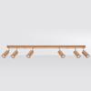 Drewniana lampa sufitowa SL.1032 ekologiczny spot do salonu