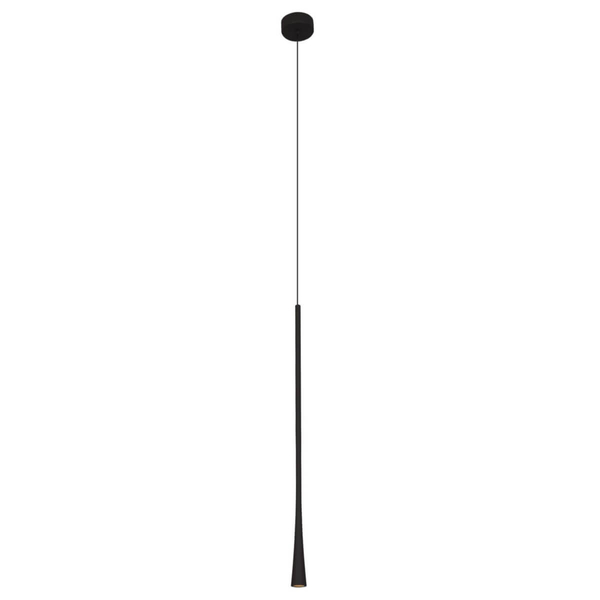 LAMPA wisząca COFFEE P0373 Maxlight metalowa OPRAWA zwis LED 7W 3000K kropla łezka drop czarna