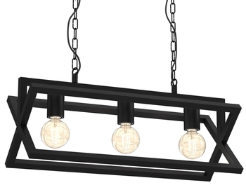 Wisząca lampa industrialna Arnold MLP8563 łańcuchy czarne