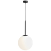 Modernistyczna lampa wisząca BOSSO 1087G1 Aldex szklana kula