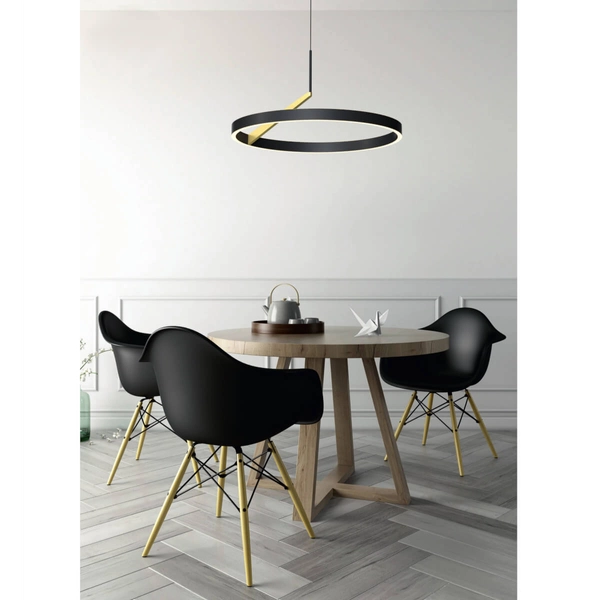 Pierścieniowa lampa Malu MD3689-1M-3BGT LED 37W 3000-6000K złoty czarny